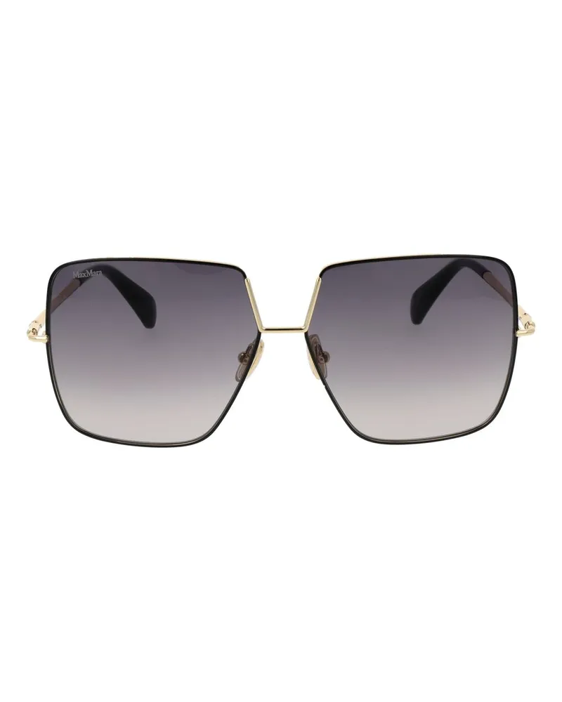 Max Mara Women's Black Metal Sunglasses Black