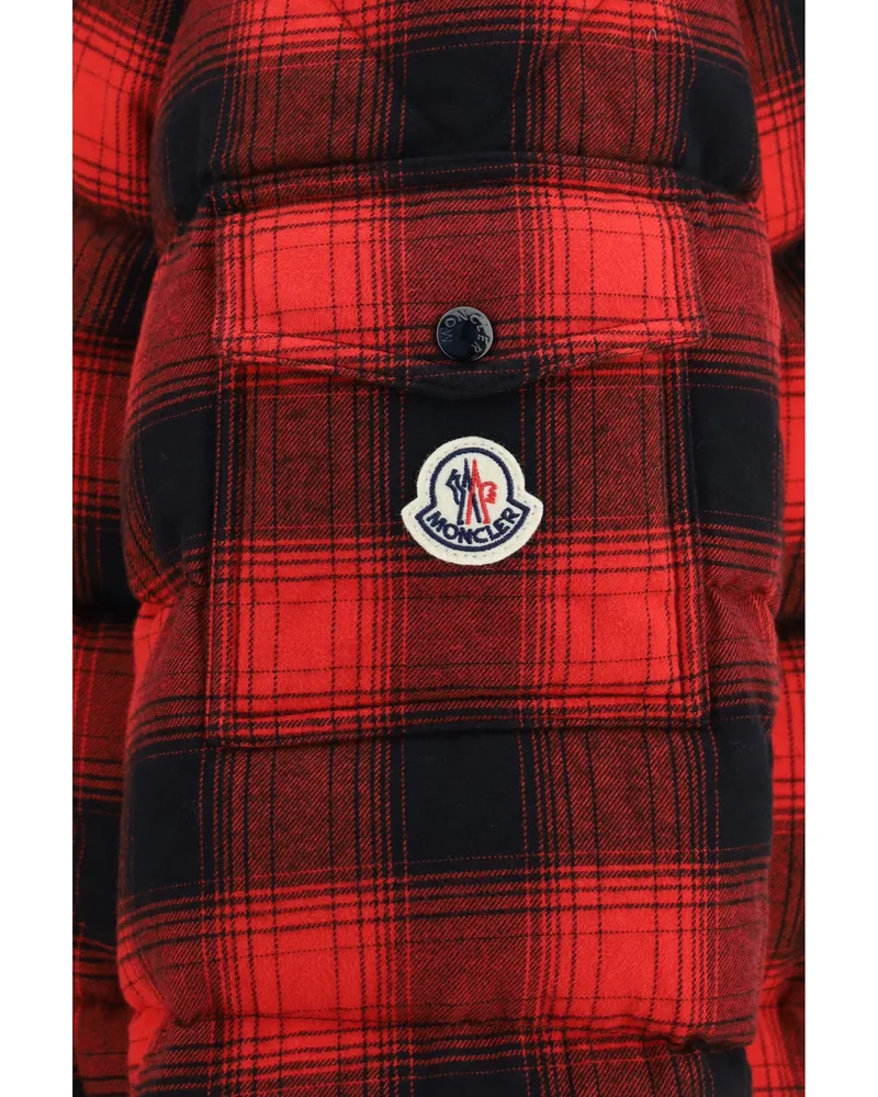 Moncler Down Jacket — Red Red