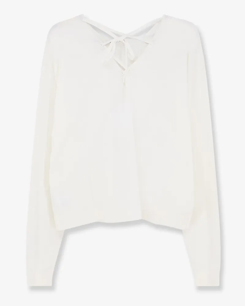 ASPESI Women's Cotton Sweater White White