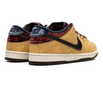 Women's Sb Dunk Sneaker Brown Leather Suede