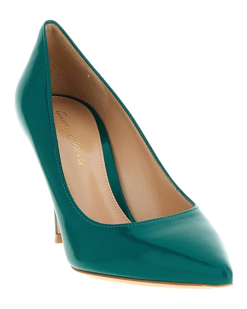 Gianvito Rossi Women's Pump Green Lamb Leather Green