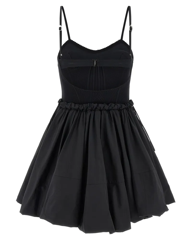ATTICO Women's Black Polyamide Short Dress Black