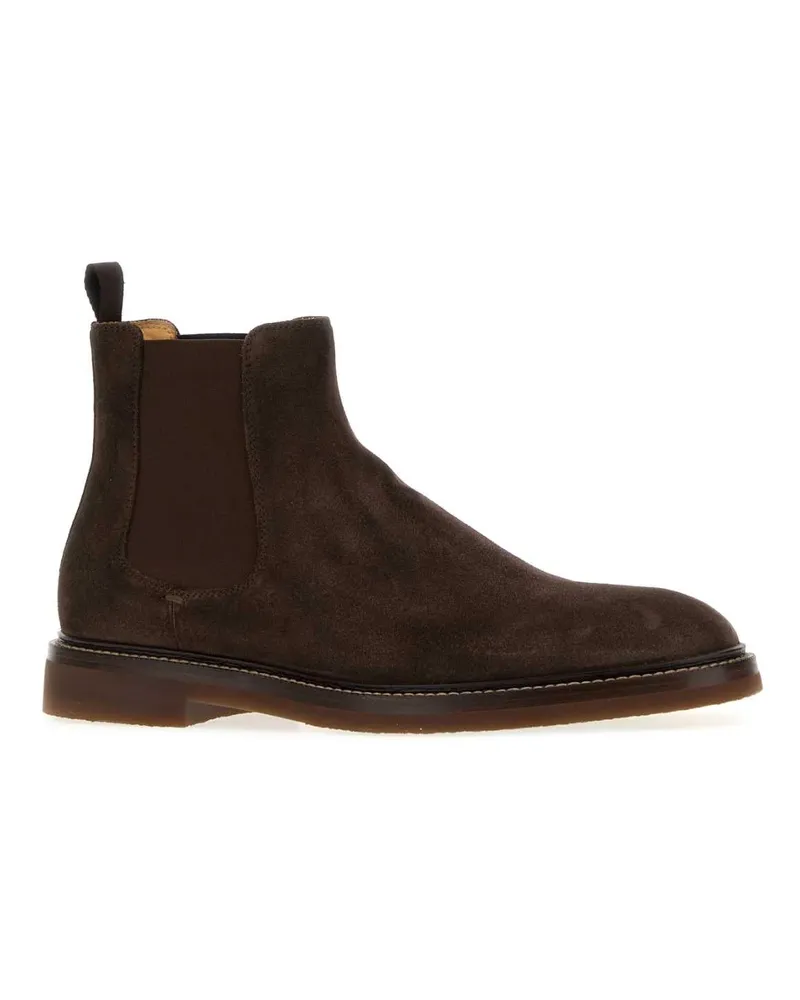 Brunello Cucinelli Chelsea Boot — Brown Brown