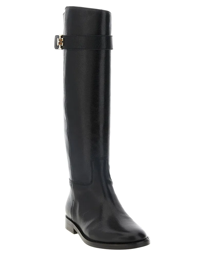 Tory Burch T-Lock Boot — Black Black