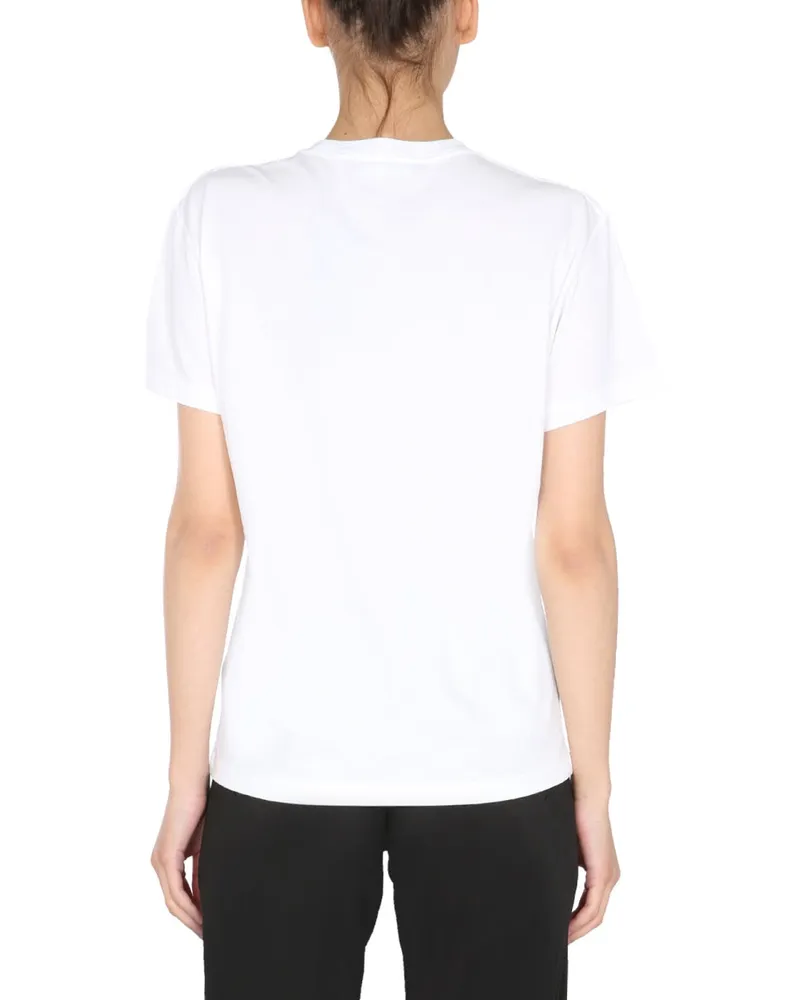 Raf Simons Crew Neck Cotton T-Shirt — White White