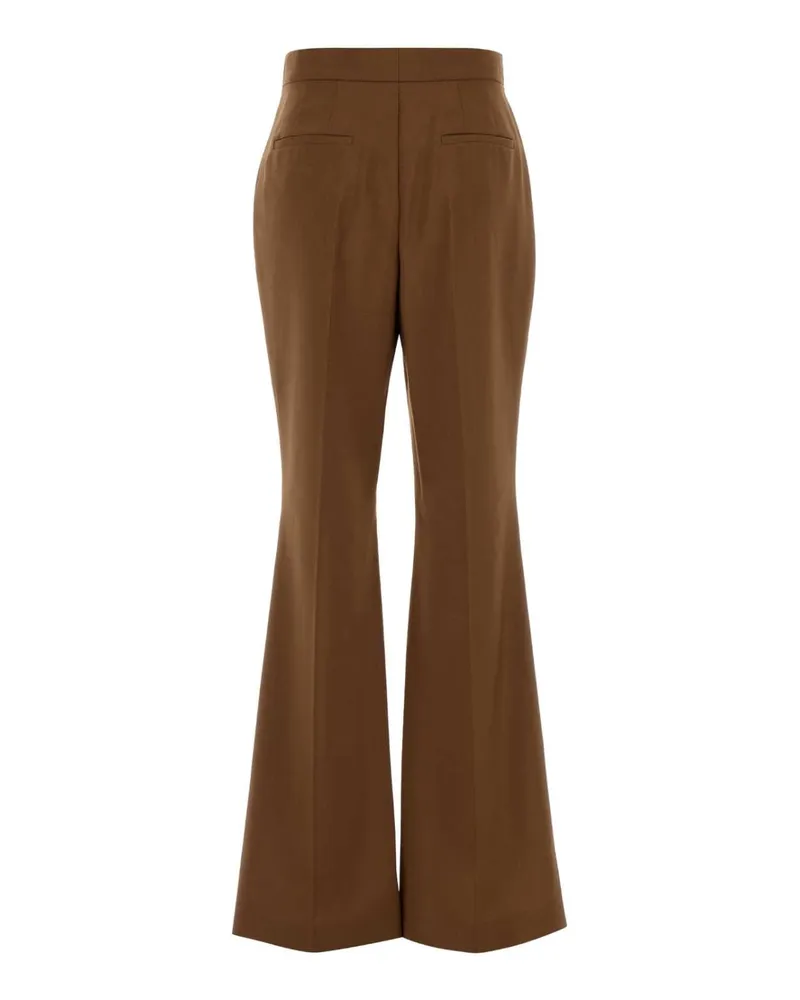 Fendi Fr6648aq3h F1t6l Tobacco-25 Exterior: Lana Mohair Pantaloni Trousers Brown