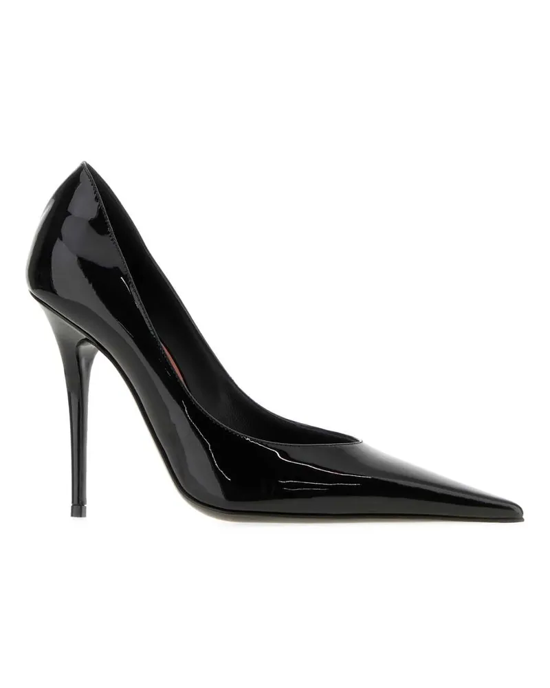 Amina Muaddi Pump — Black Black