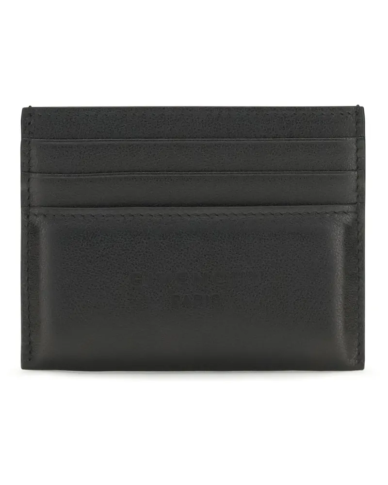 Givenchy Men's Cardholder Antigona Leather Black Calf Umbrellas Accessory Black