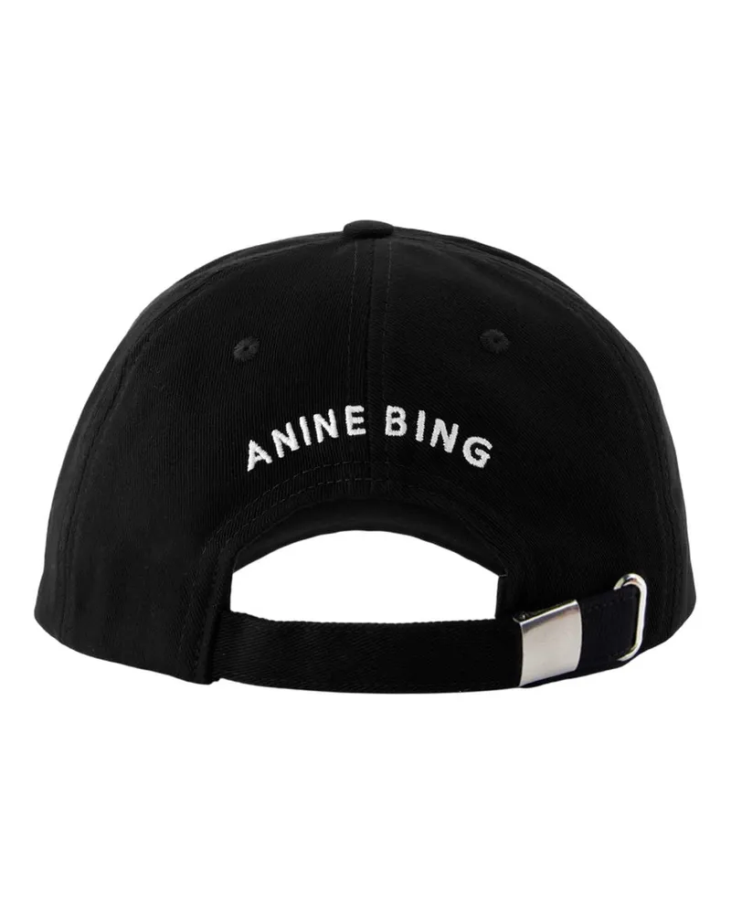 Anine Bing Women's A-12-11477-Blk26 Baseball Cap Black Cotton Black