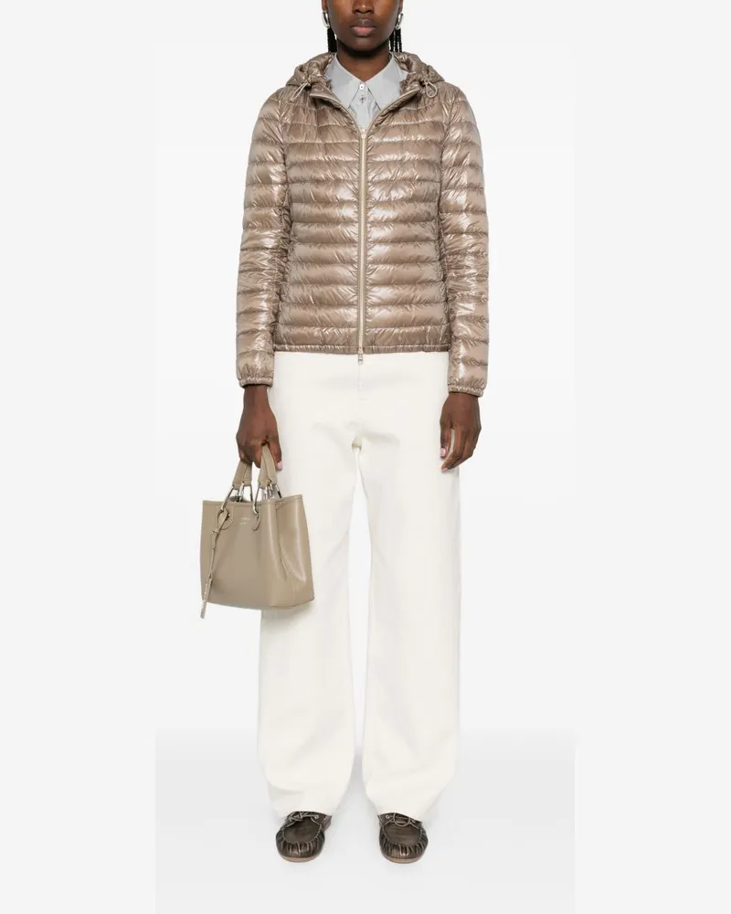 Herno Quilted Nylon Down Jacket — Beige Beige