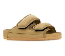 Women's Beige Fabric Cosny Slippers Taffybeige Flat Shoes