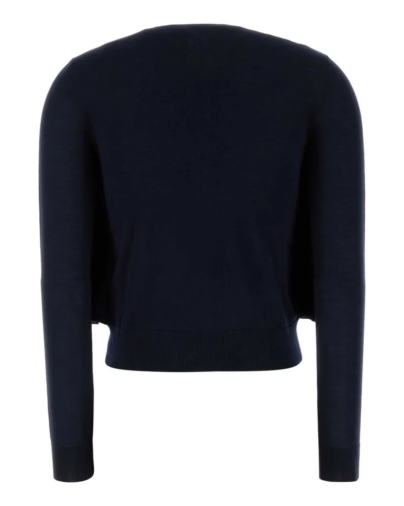 Loewe Wool Cardigan — Navy Navy