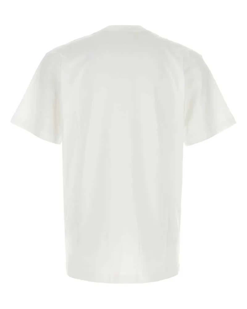 Moschino Men's White Cotton T-Shirt Fantasiabianco Exterior Exterior: T-shirts And Polos White