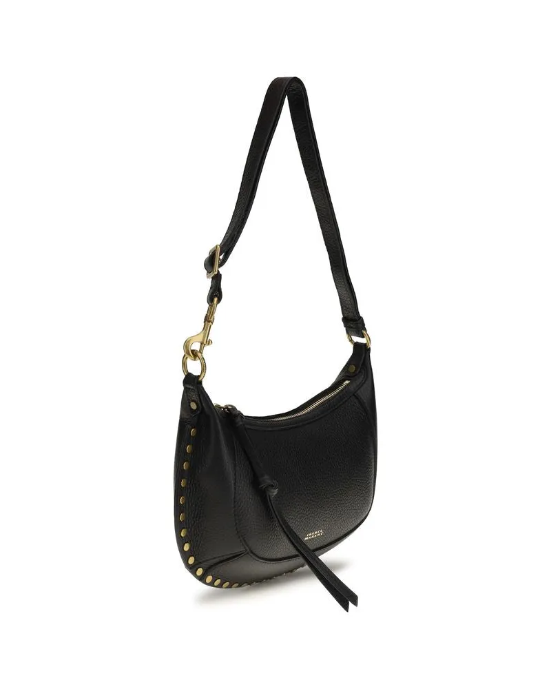 Isabel Marant Women's Black Calf Leather Bos Taurus Shoulder Bag Black