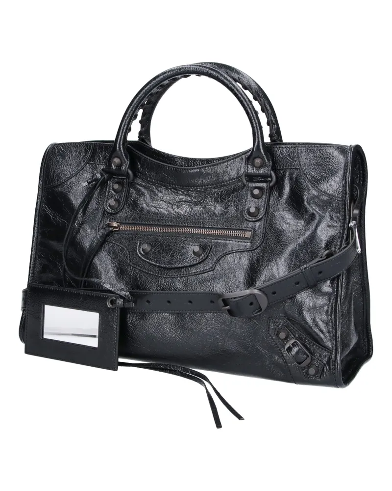 Balenciaga Women's Bags Black Lamb Leather Black
