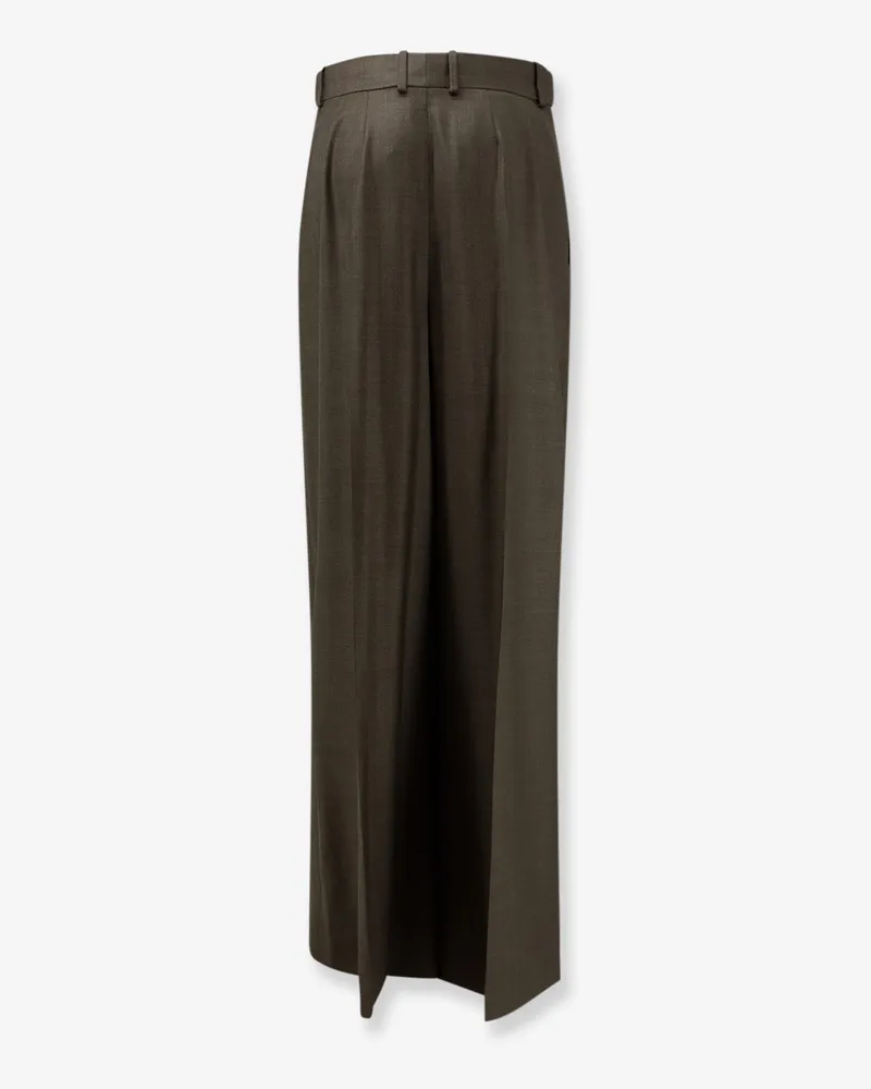 Loro Piana Women's Trousers Stephen Grey Wool Gray
