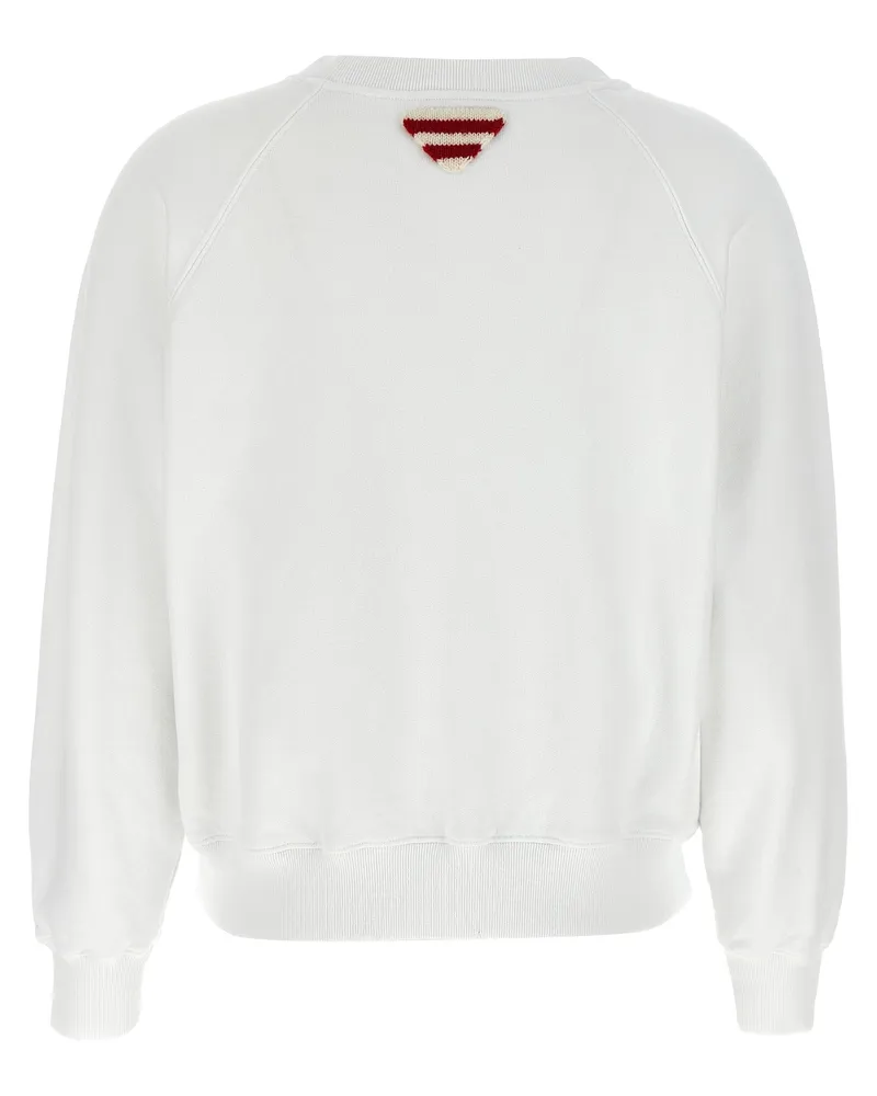 Prada Women's White Cotton Sweatshirt Clothing White