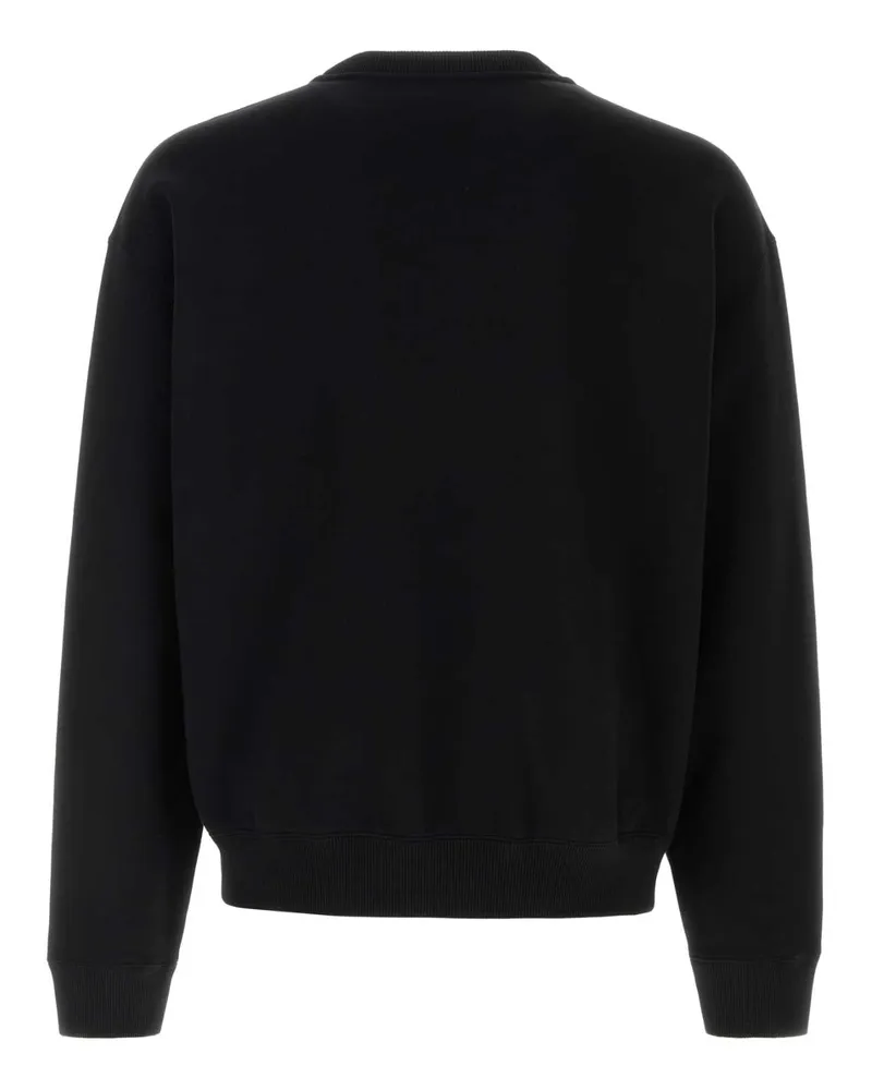 Jil Sander Men's Black Cotton Sweatshirt Cotone Maglie Black