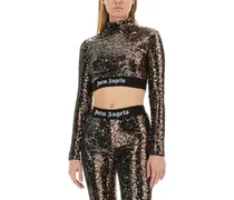 Sequined Multicolor T-Shirt — Multicolor