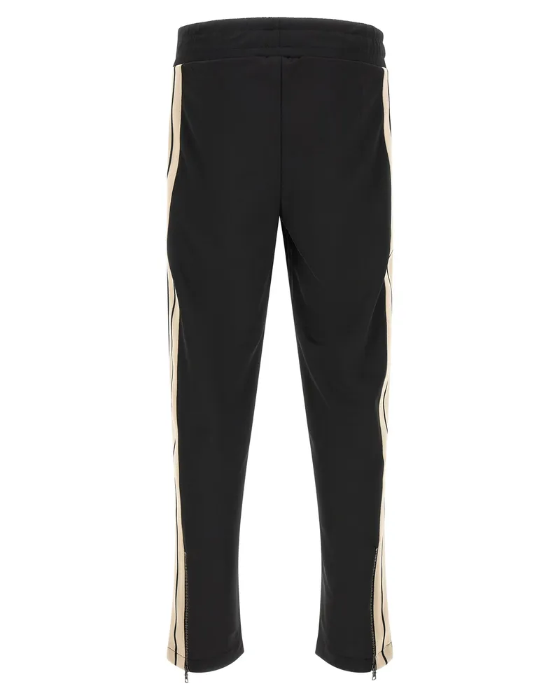 Palm Angels Men's Bicolor Polyester Joggers (workout Pants Black