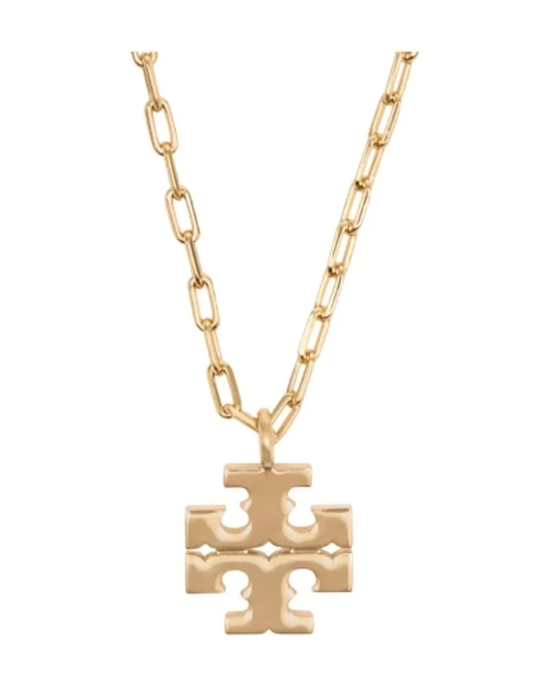 Tory Burch Women's Icon Pendant Necklace Metal Gold Jewelry-Watches Necklaces Gold