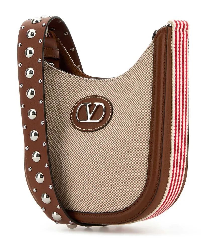 Valentino Garavani Hobo Hobo Bag — Brown Brown