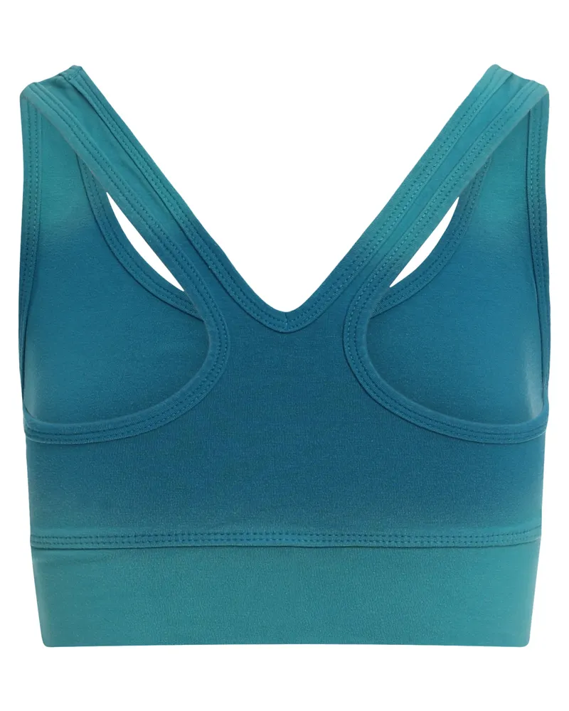 Electric & Rose Women's Cotton Cropped Top Blue Tops Teal