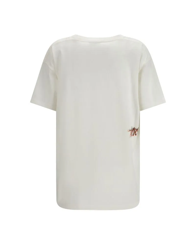 ATTICO Women's White Cotton T-Shirt White