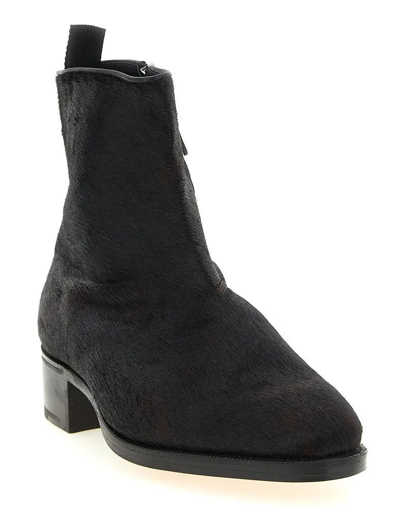 John Lobb Freddi Ankle Boot — Black Black