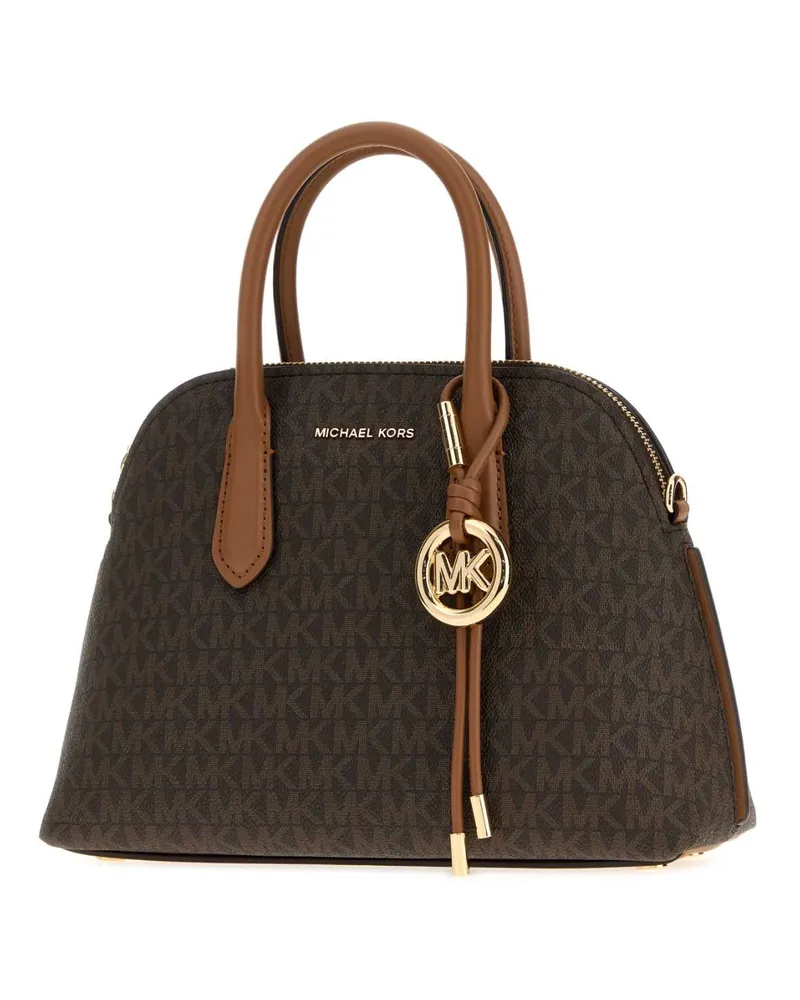 Michael Kors Women's Printed Canvas Freddie Handbag Brnacorn Borse A Mano Bag Brown