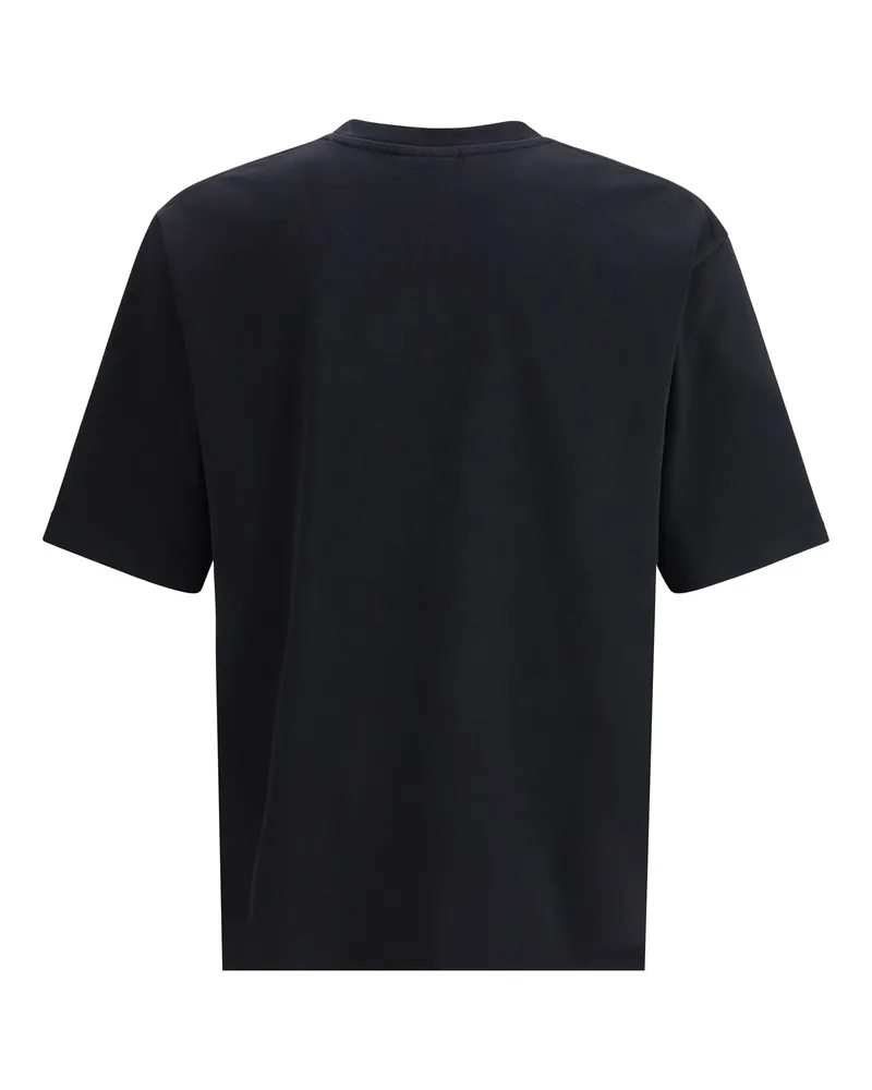 Dsquared2 Men Monkey Business T-Shirt Black Cotton T-Shirts And Polos Black