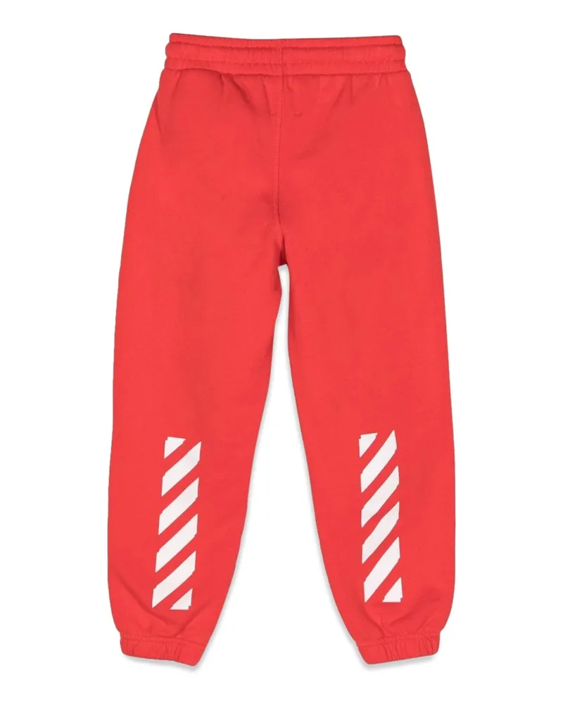 OFF-WHITE Cotton Sweatpants Joggers — Red Red