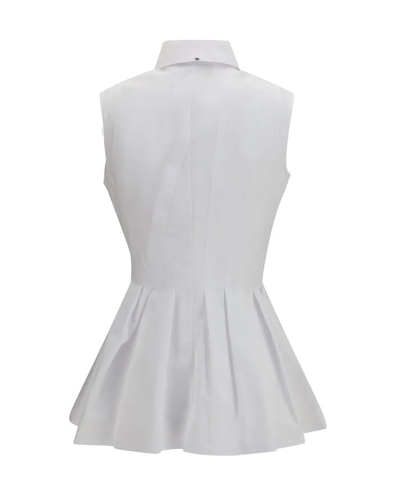 Max Mara Women's White Cotton Shirt White