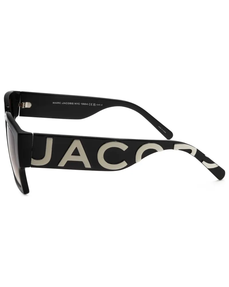 Marc Jacobs MARC739S80S54 Logo-Embellished Sunglasses — Black Black