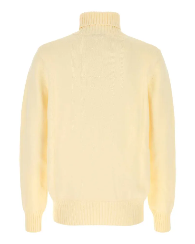Givenchy Men's Cream Cotton Sweater Ecru Exterior: Maglieria Beige