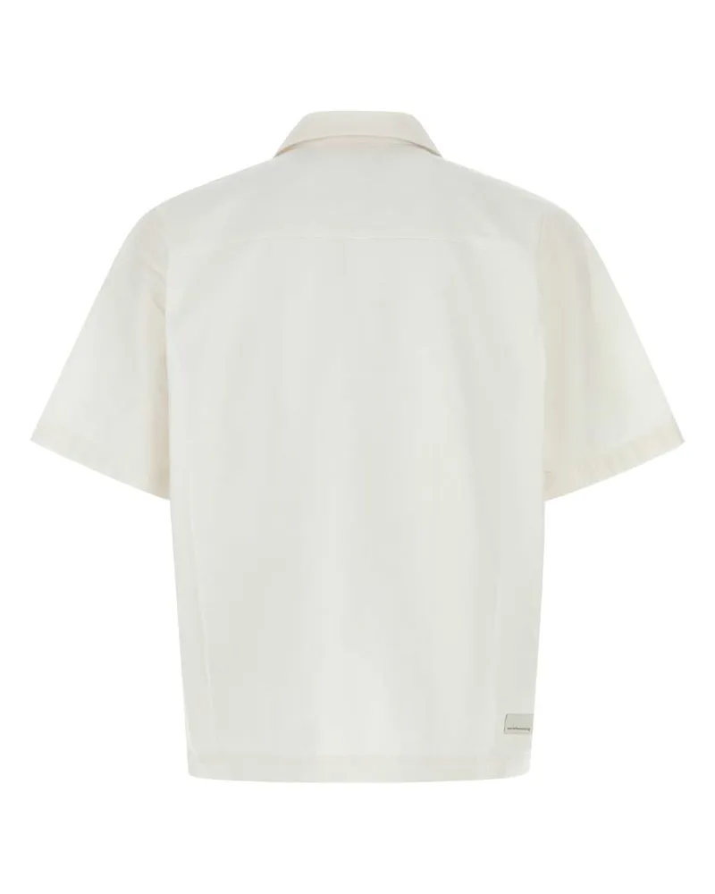 nine:inthe:morning Men's White Cotton Shirt Bianco Exterior: Camicie White