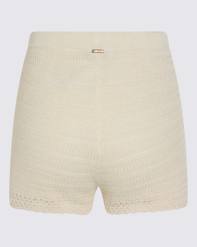 Twin-Set Women's Shorts Parchment Vi Pa Beige