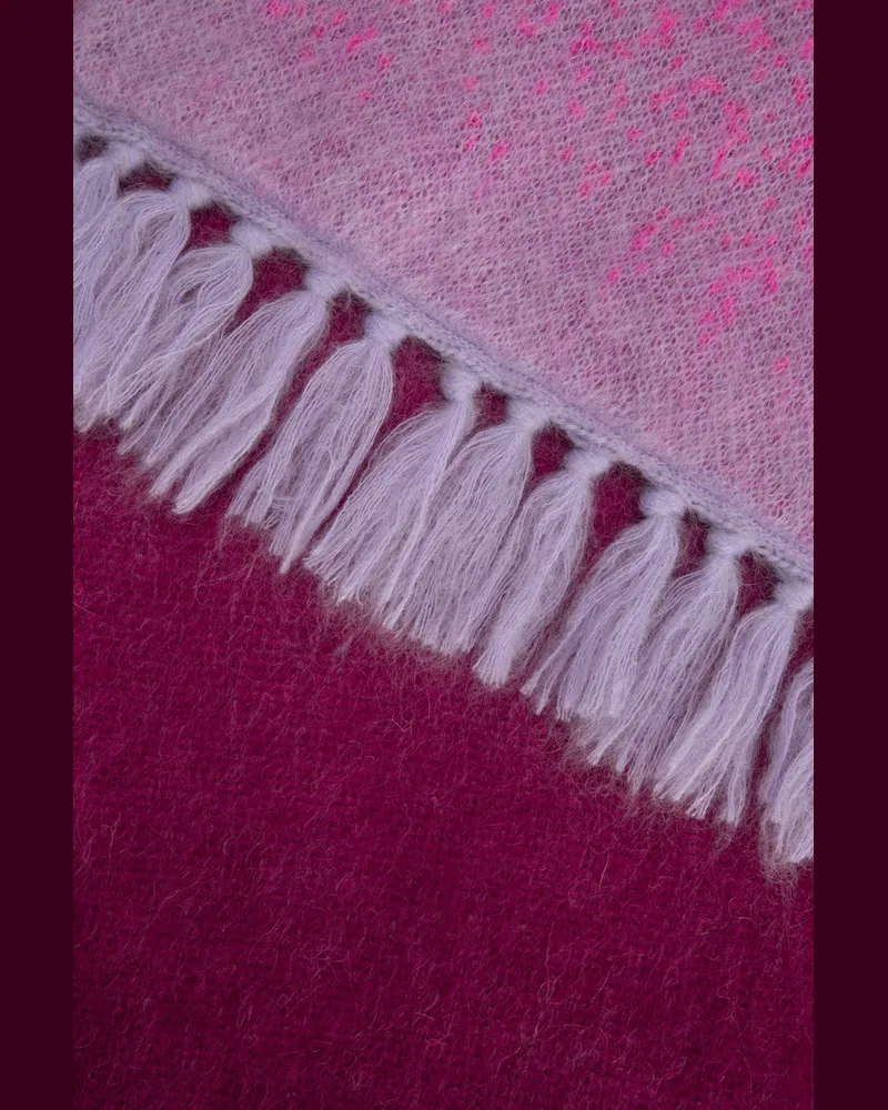 Fendi Boys' Sciarpe Fucsia Cotton E Foulard Scarfs Pink