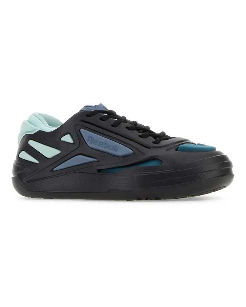 Reebok Men's Multicolor Fabric And Rubber Future Club C Sneakers Blackdust Black