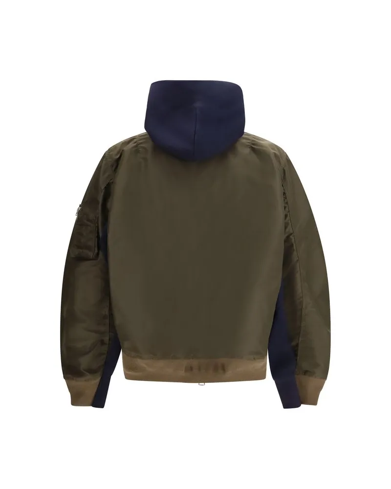 Sacai Men's Multicolor Cotton Sweatshirt Clothing Navy