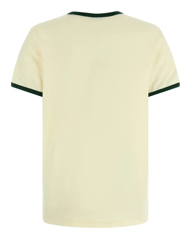Moncler Flocked Logo T-shirt — Cream Cream