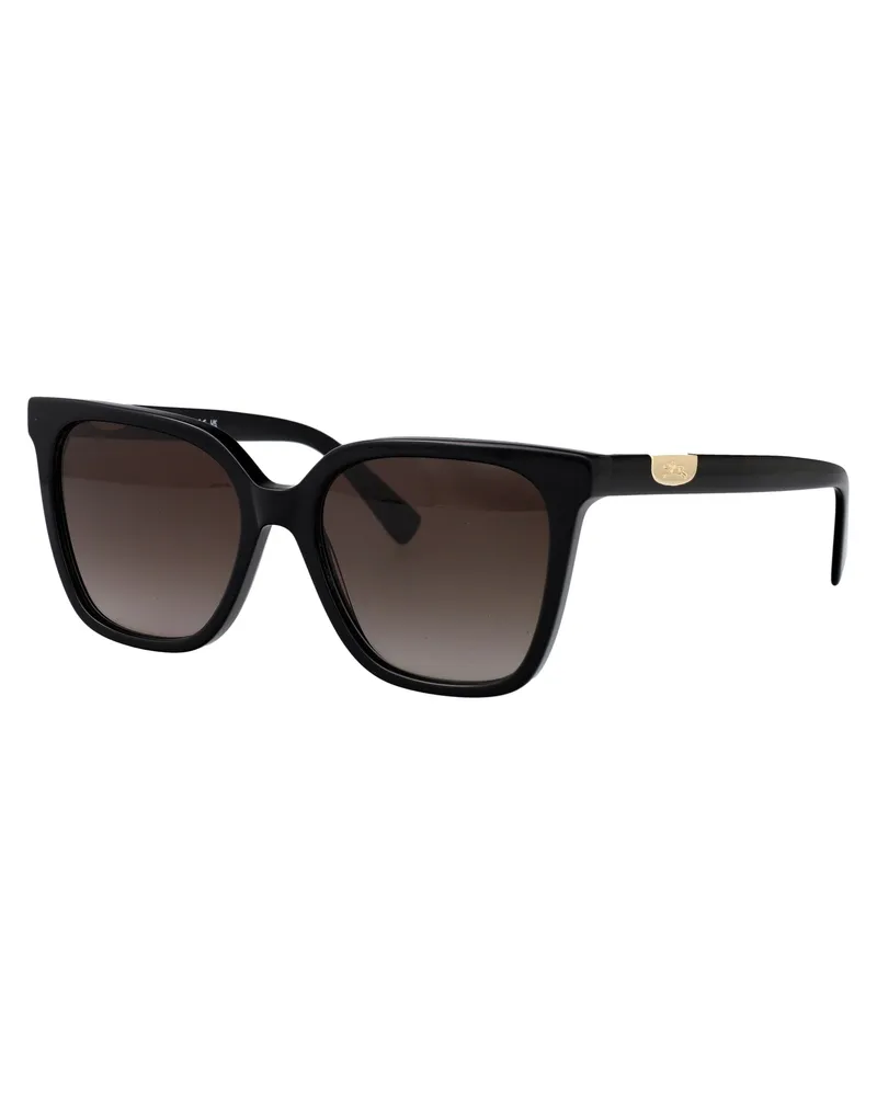 Longchamp LO772S Black Acetate Sunglasses — Black Black