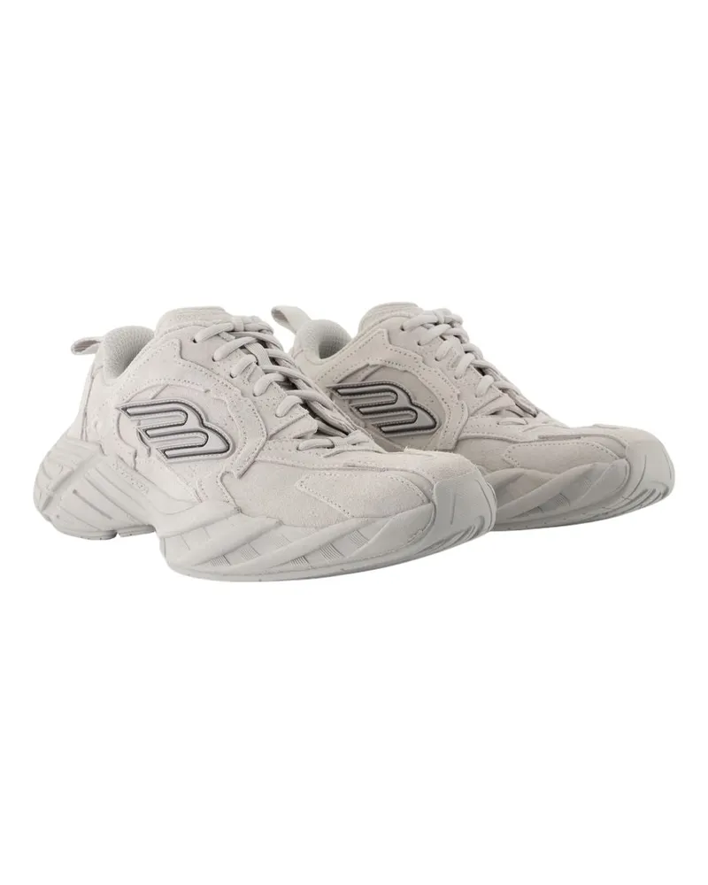 Balenciaga Women's Monday Sneaker Gray Calfskin Gray