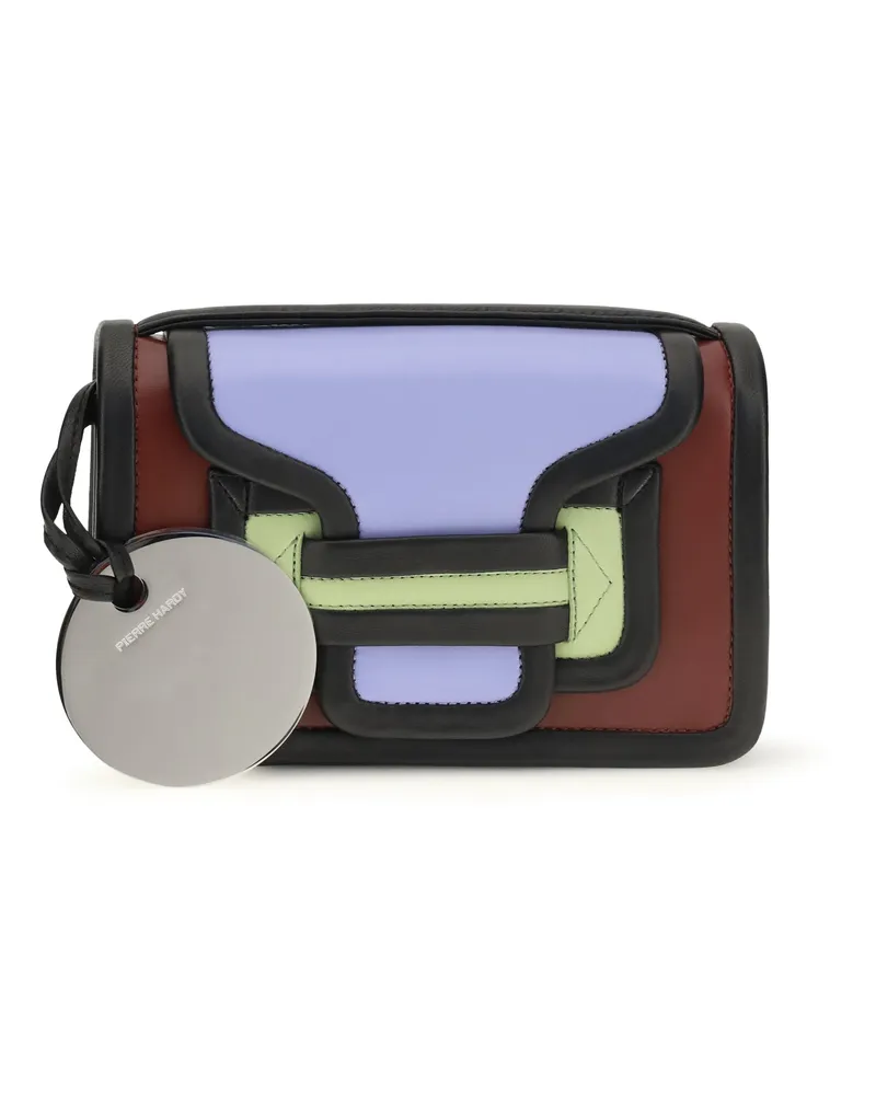 Pierre Hardy Women's Shoulder Bag Alpha Calf Leather Carmine-Black Carmine-Black-Multicolour Carmine/black/multicolour Black