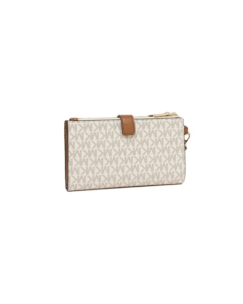Michael Kors Women's Wallet Vanilla Polyvinyl Chloride Bags Beige