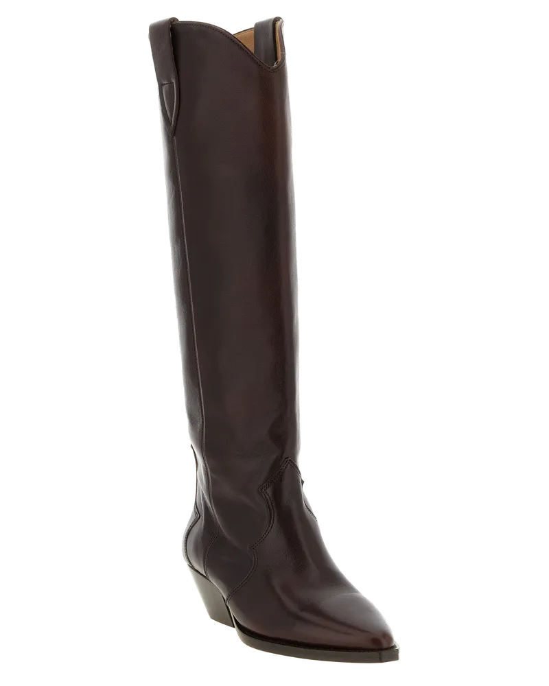 Isabel Marant Denvee Boot — Bordeaux Bordeaux