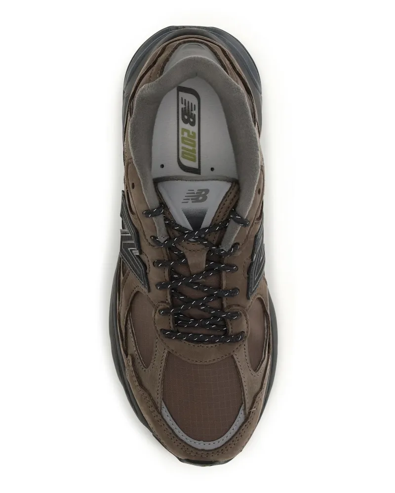 New Balance Unisex Sneakers 2010 Thunder Brown Faded Calf Leather (bos Taurus) Trainers Brown