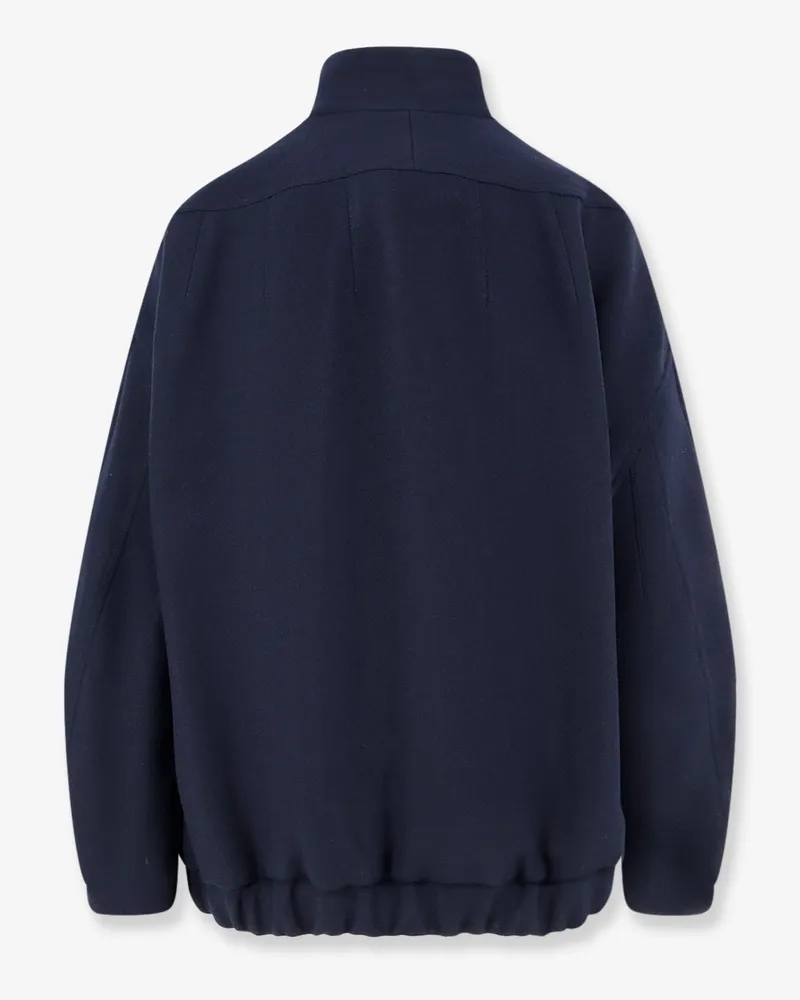 Dries van Noten Women Wool Blend Jacket Voles Blue Blue