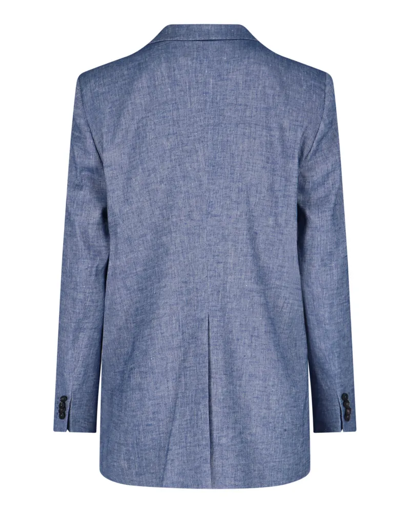 Tagliatore Women's Jackets Blue Linen Blue