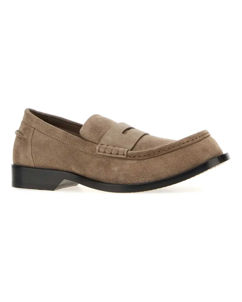 Loewe Hazelnut Mocassini Loafers Beige